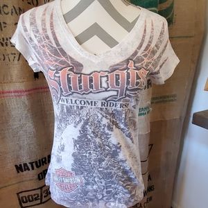 Womans Harley's Davidson Sturgis Top